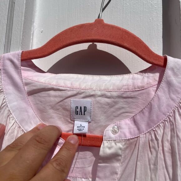 GAP Cotton Tie Dye Tunic Blouse - Picture 3 of 6